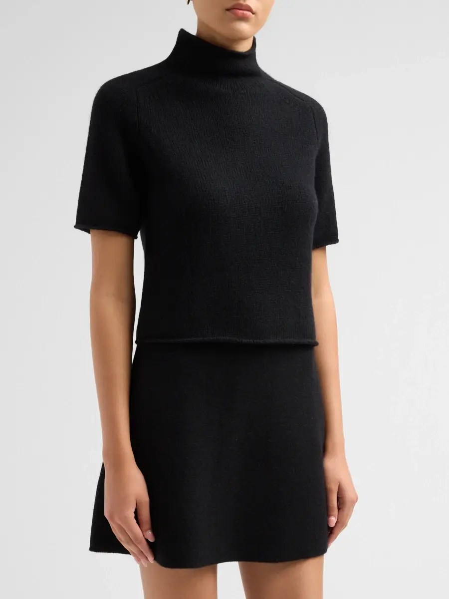 Lisa Yang Women's Fride Cashmere Short-Sleeve Sweater | Thumbnail 4