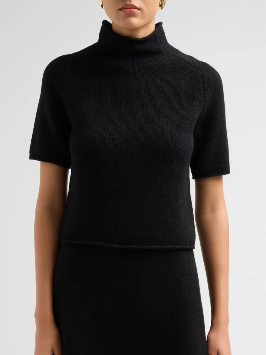 Lisa Yang Women's Fride Cashmere Short-Sleeve Sweater | Thumbnail 5