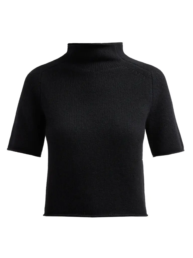 Women's Fride Cashmere Short-Sleeve Sweater Women's Fride Cashmere Short-Sleeve Sweater