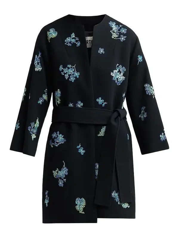 Women's Bluebell Lane Embellished Opera Wrap Coat Women's Bluebell Lane Embellished Opera Wrap Coat