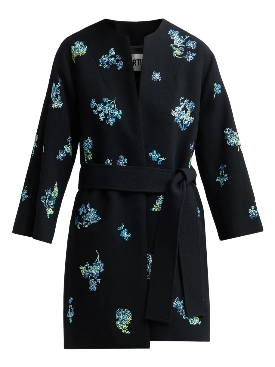 Libertine Women's Bluebell Lane Embellished Opera Wrap Coat