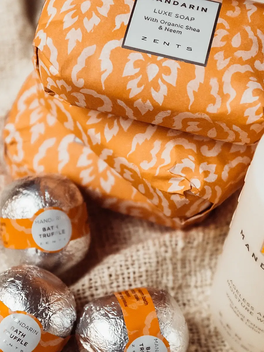 Zents Mandarin Luxe Bar Soap | Thumbnail 2 Zents Mandarin Luxe Bar Soap | Thumbnail 2