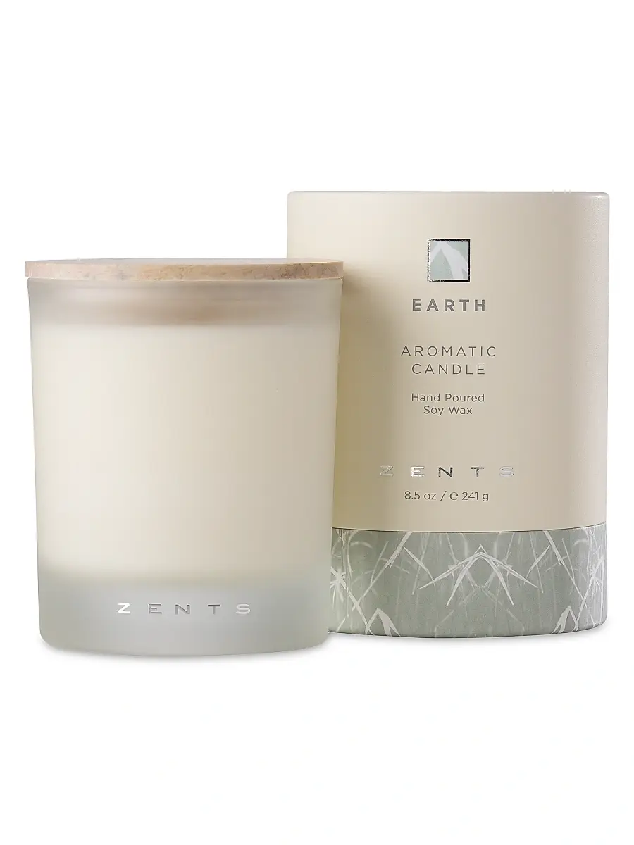 Zents Earth Aromatic Candle | Image 1 Zents Earth Aromatic Candle | Image 1