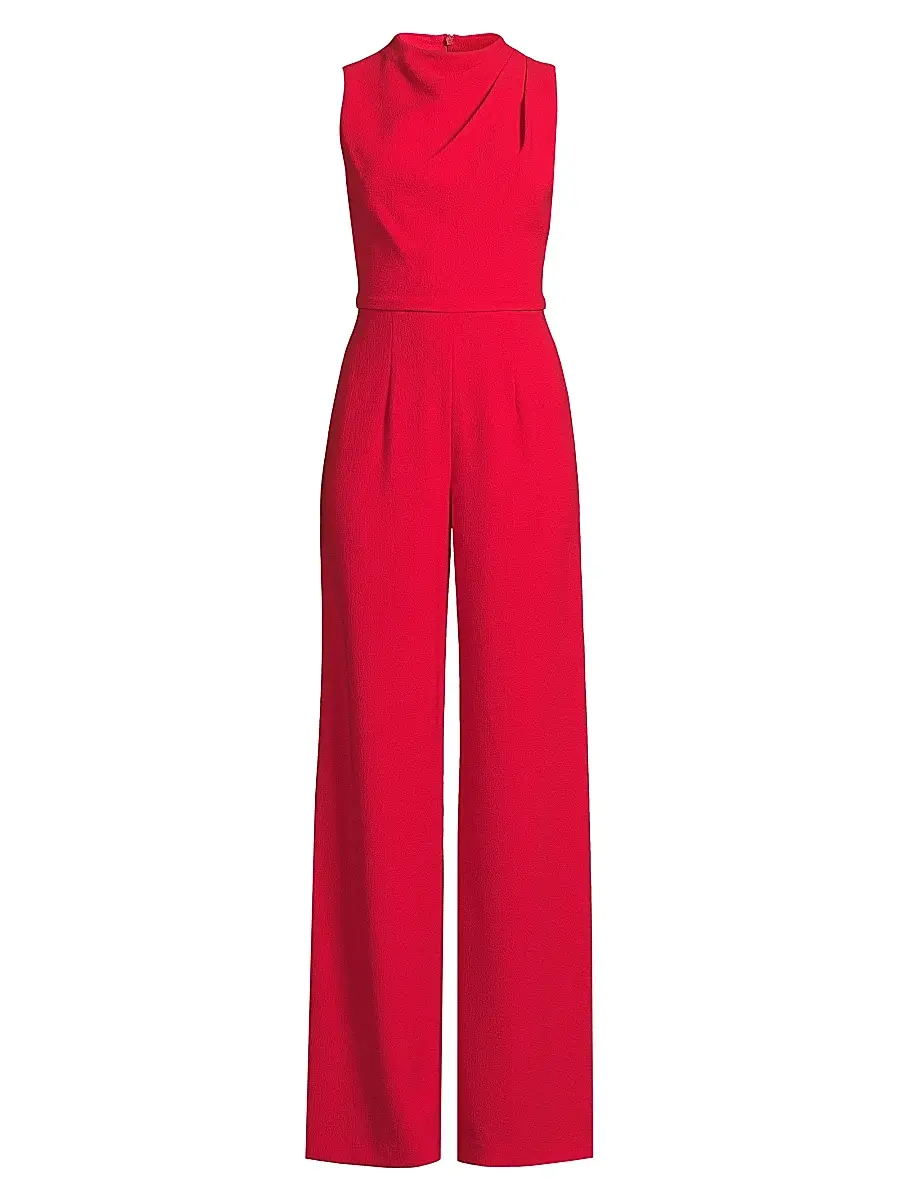 BLACK HALO Women's Corinne Sleeveless Flared-Leg Jumpsuit