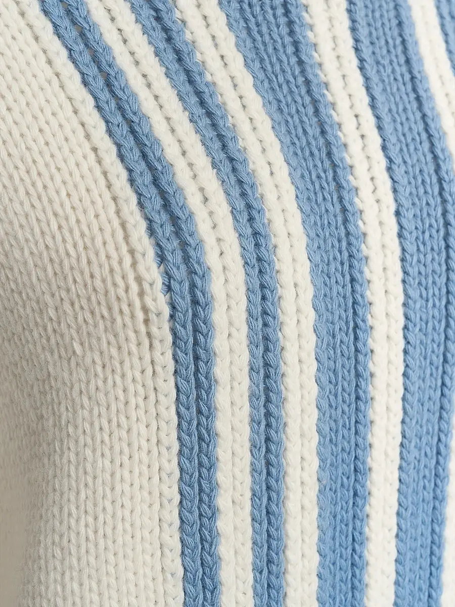 Malo Women's Striped Wool-Cashmere Oversized Turtleneck | Thumbnail 8 Malo Women's Striped Wool-Cashmere Oversized Turtleneck | Thumbnail 8