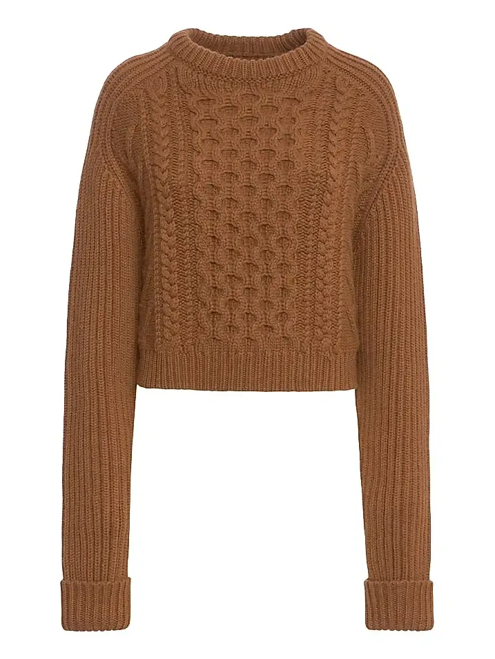 Women's Cable-Knit Cashmere Sweater