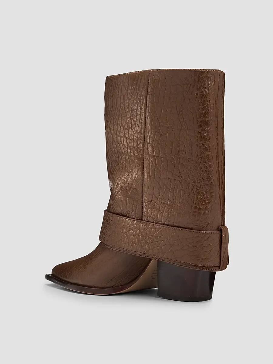 Schutz Women's Parker 85MM Buckled Leather Booties | Thumbnail 4 Schutz Women's Parker 85MM Buckled Leather Booties | Thumbnail 4