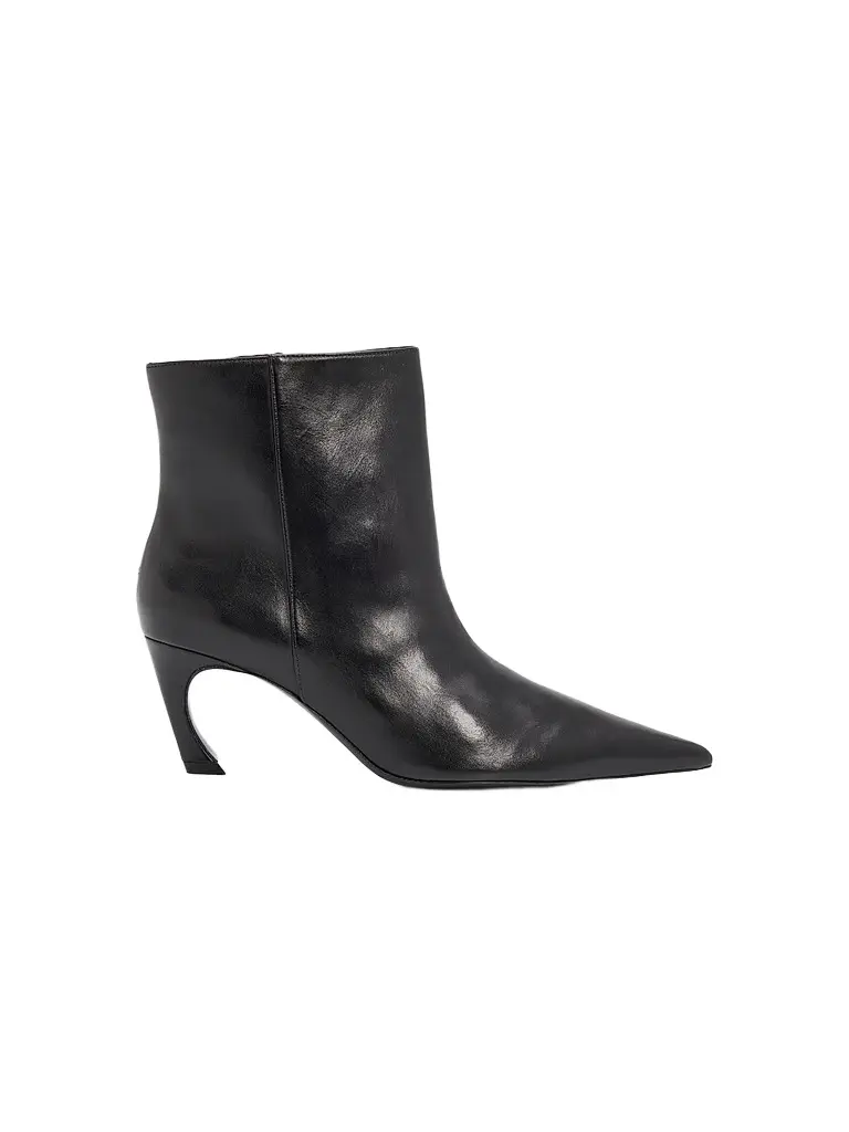 Schutz Women's Lexi 75MM Leather Ankle Boots - Black | Image 1 Schutz Women's Lexi 75MM Leather Ankle Boots - Black | Image 1