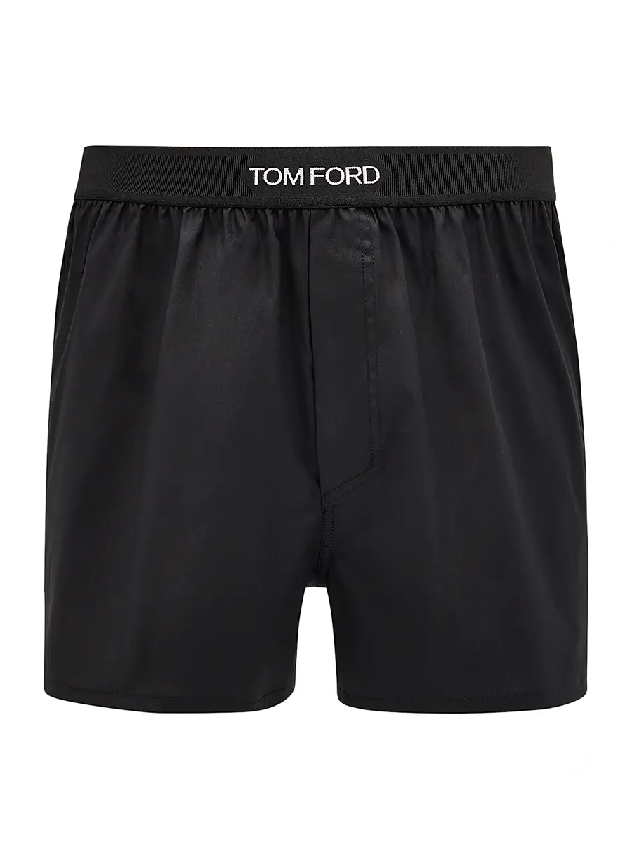 Tom Ford Men's Cotton Poplin Boxer Shorts