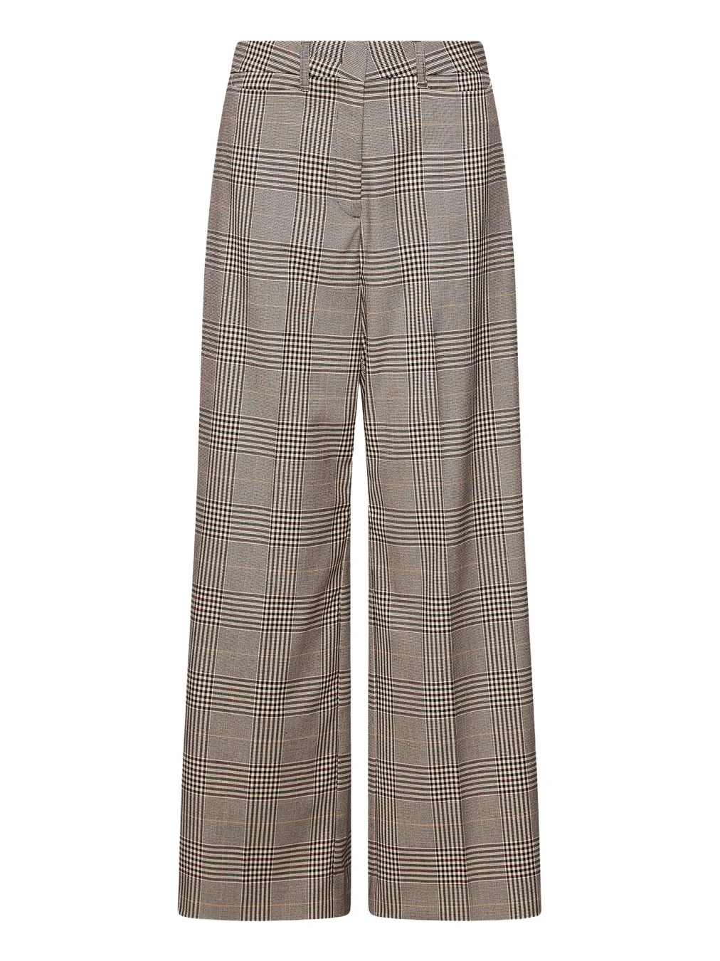 Marella Women's Glen Plaid Viscose Blend Trousers