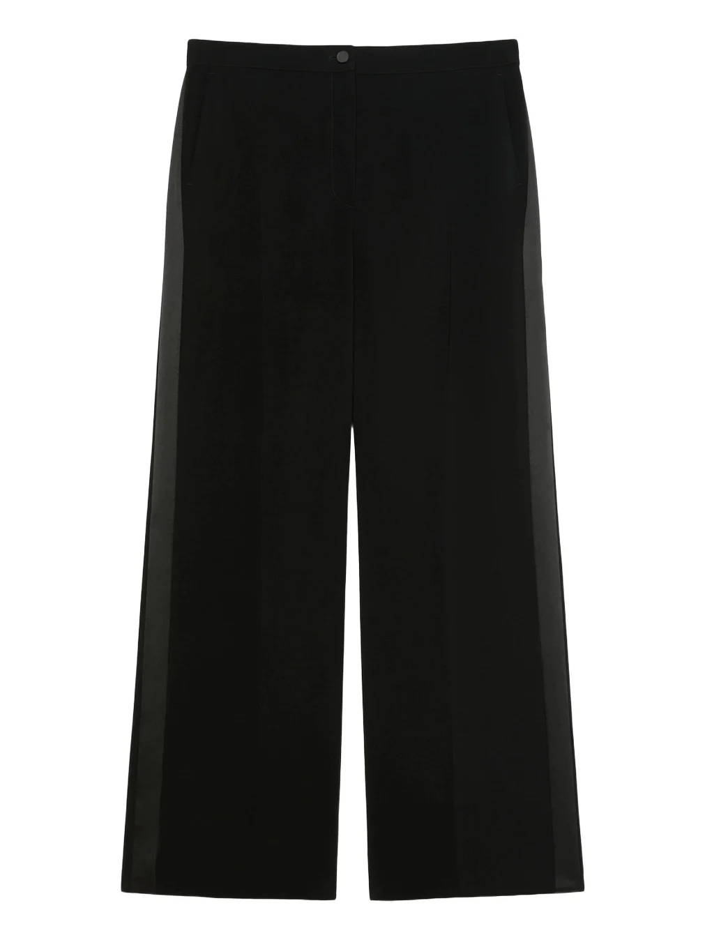 Marina Rinaldi Women's Cady and Satin Trousers - Black