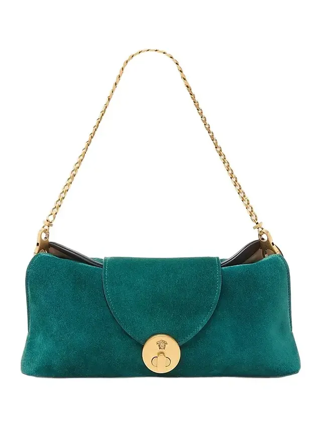 Versace Women's Medusa Suede Clutch