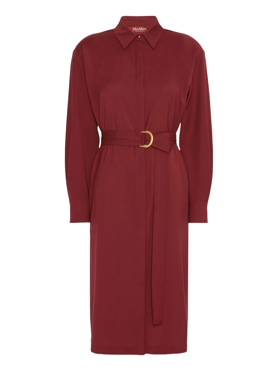Max Mara Women's Woollen Cloth Shirt Dress