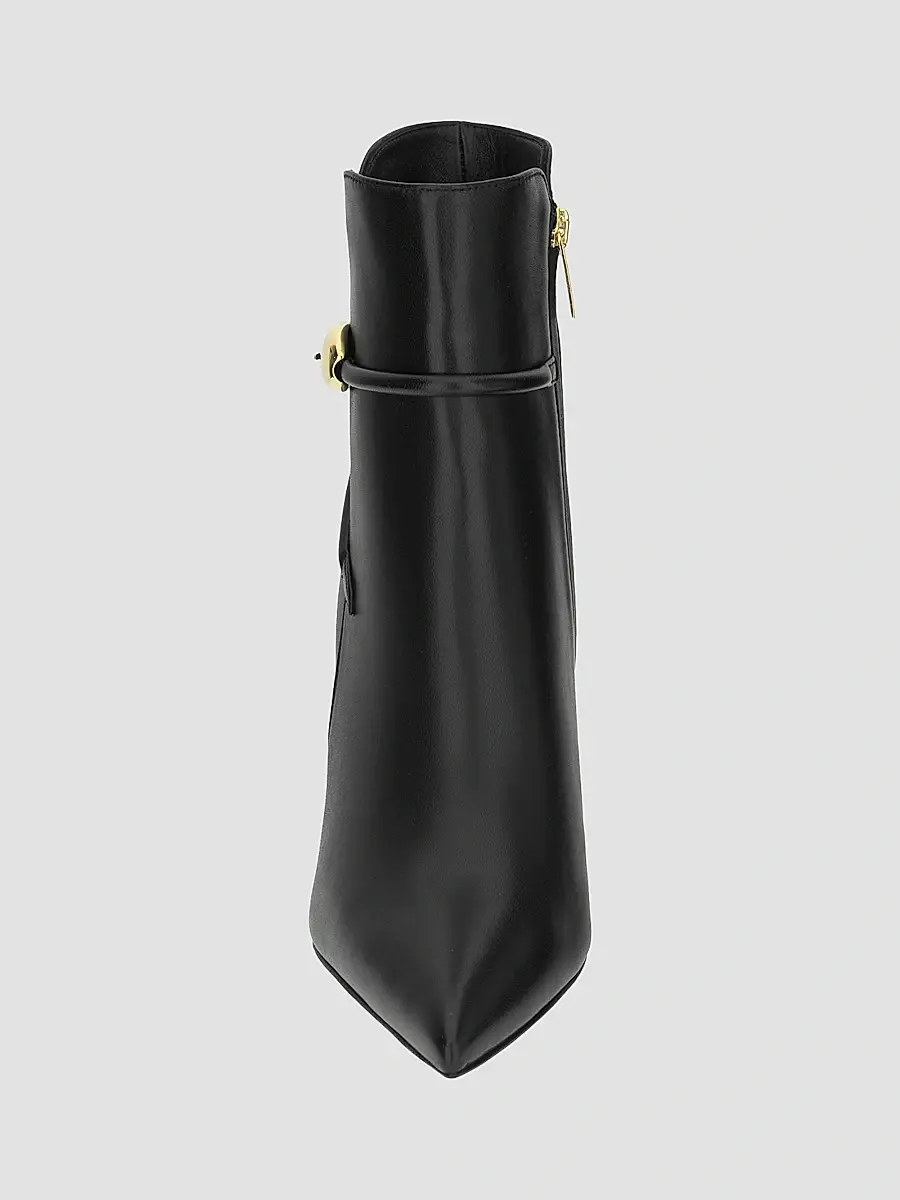 Gianvito Rossi Women's 85MM Nappa Leather Booties | Thumbnail 4