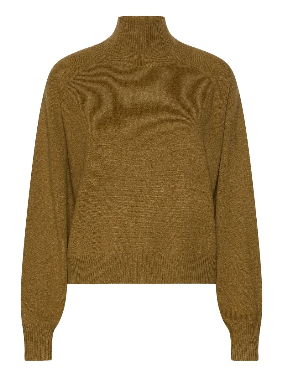 Women's Pure Cashmere Mock Polo Neck Jumper