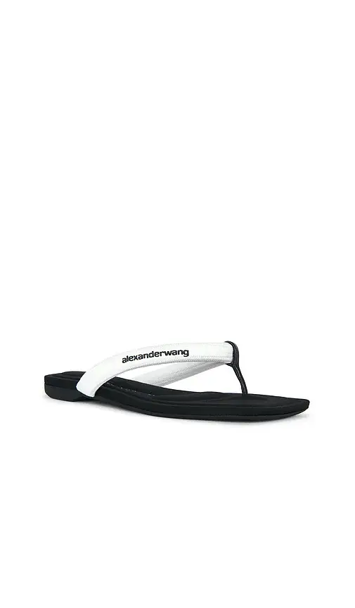 Alexander Wang Jenna Tubular Flat Thong Sandal | Thumbnail 2 Alexander Wang Jenna Tubular Flat Thong Sandal | Thumbnail 2