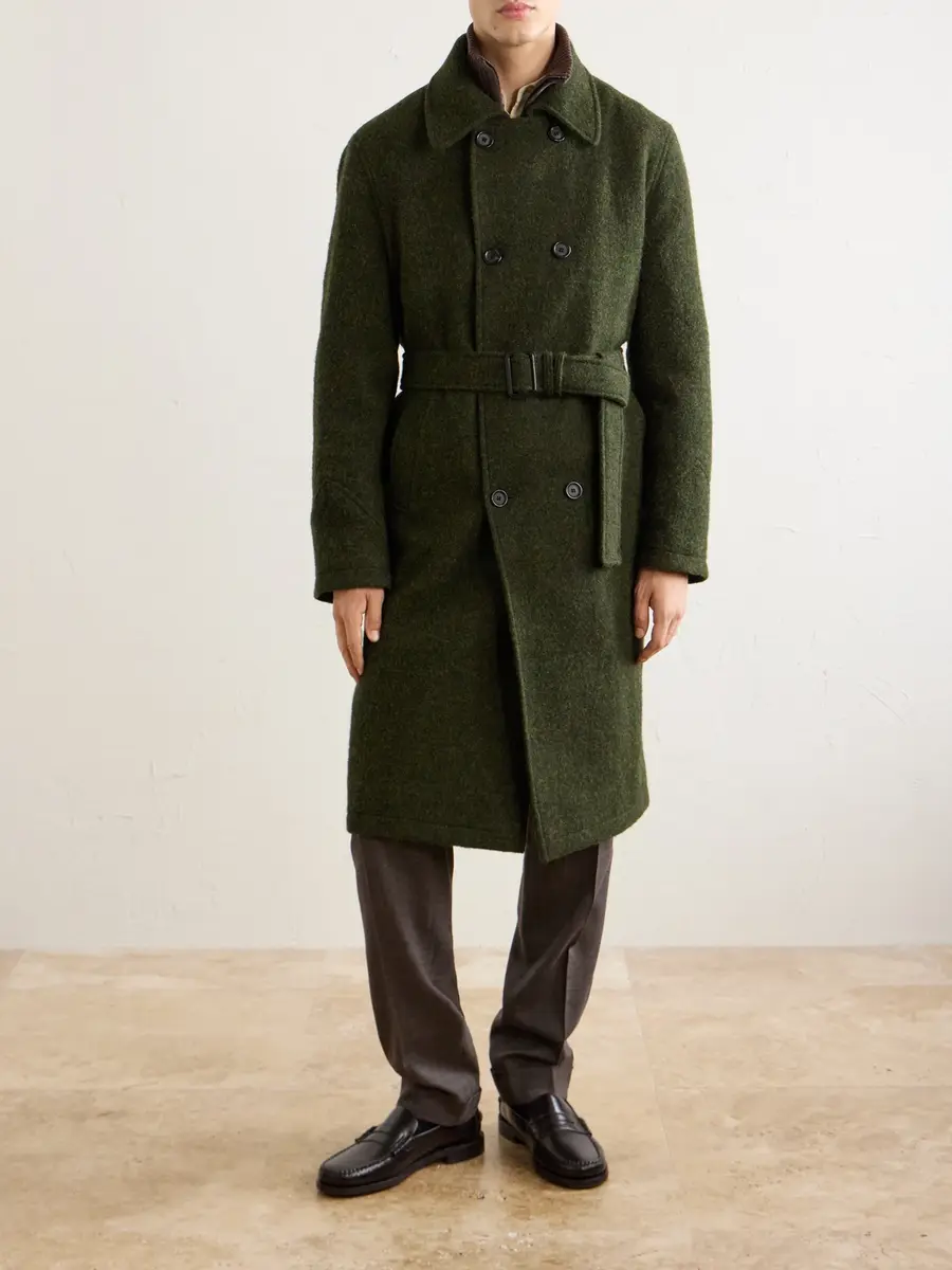 Oliver Spencer Morgan Double-Breasted Wool Coat - Men | Thumbnail 3 Oliver Spencer Morgan Double-Breasted Wool Coat - Men | Thumbnail 3