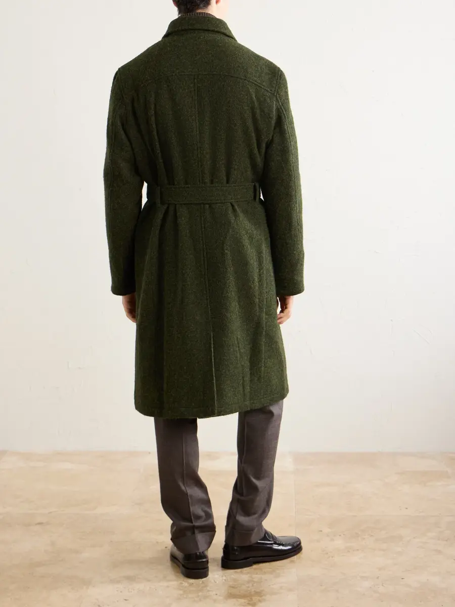 Oliver Spencer Morgan Double-Breasted Wool Coat - Men | Thumbnail 4 Oliver Spencer Morgan Double-Breasted Wool Coat - Men | Thumbnail 4