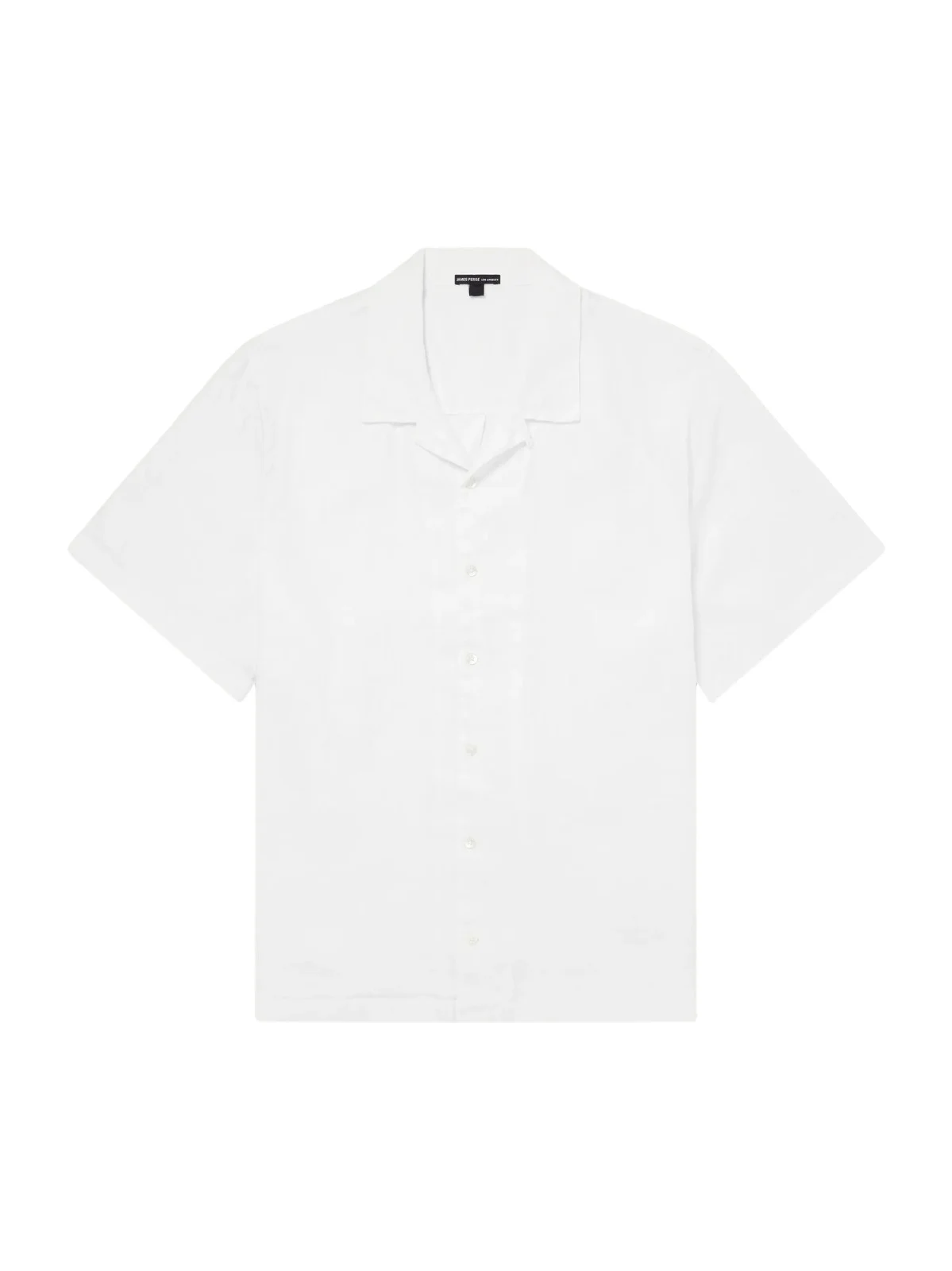 James Perse Convertible-Collar Linen Shirt - Men