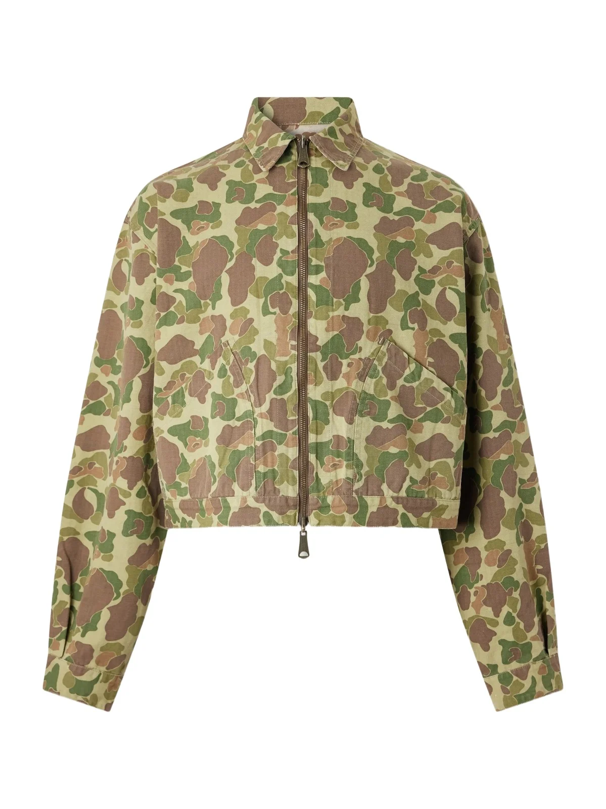 KAPITAL Drizzler Reversible Herringbone Camouflage-Print Cotton Blouson Jacket - Men