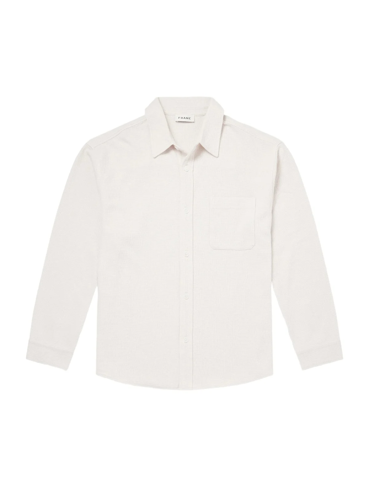 Waffle-Knit Cotton Shirt - Men