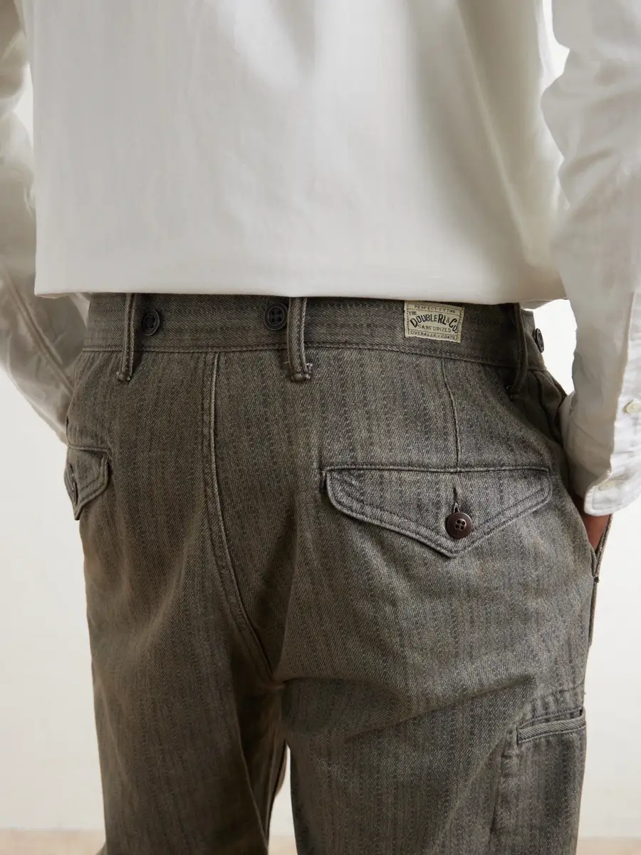 RRL Stanton Straight-Leg Striped Cotton-Twill Trousers - Men | Thumbnail 5 RRL Stanton Straight-Leg Striped Cotton-Twill Trousers - Men | Thumbnail 5