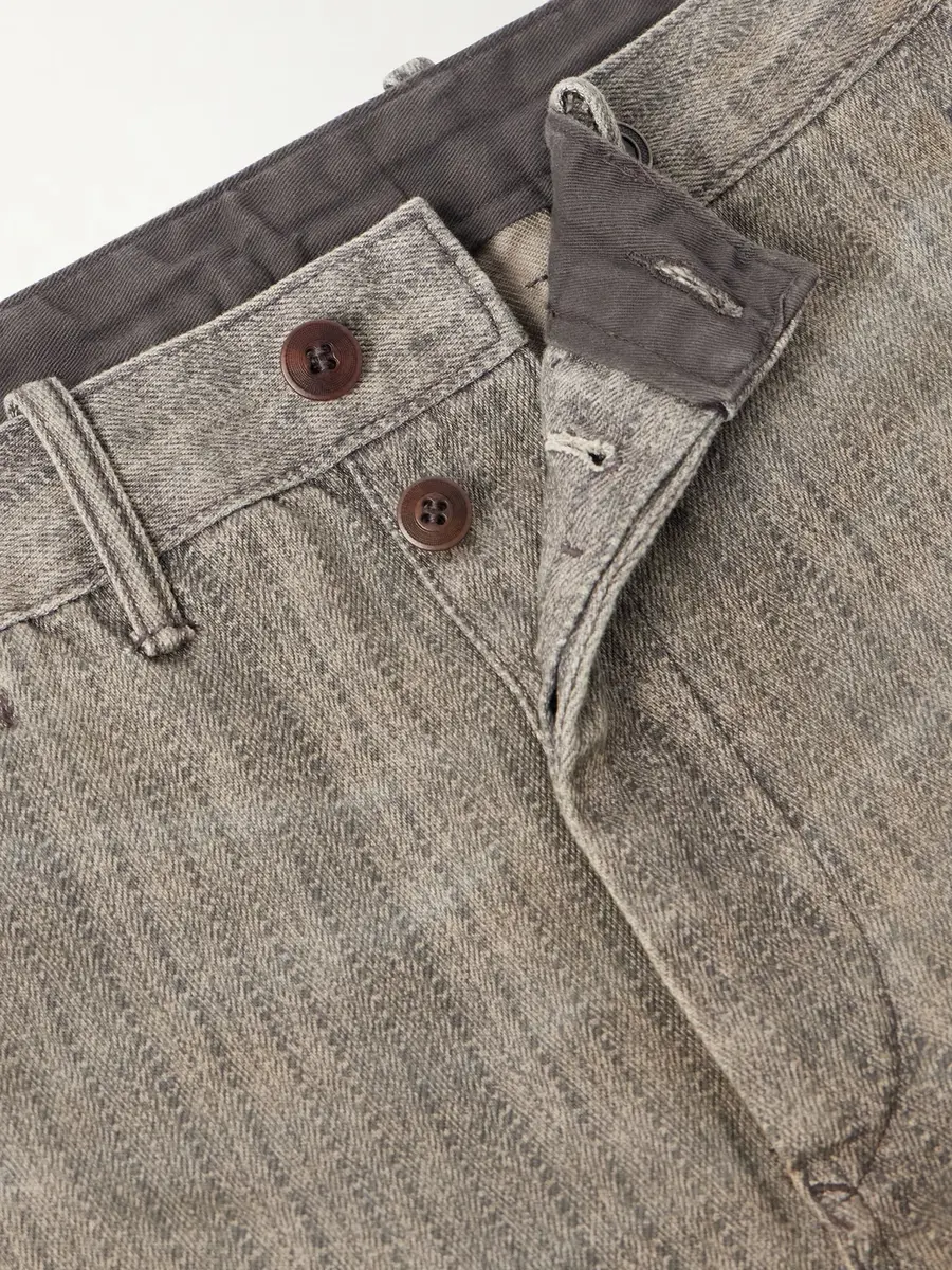 RRL Stanton Straight-Leg Striped Cotton-Twill Trousers - Men | Thumbnail 6 RRL Stanton Straight-Leg Striped Cotton-Twill Trousers - Men | Thumbnail 6
