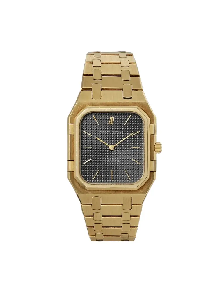 Stephanie Windsor Audemars Piguet Vintage 1980s Royal Oak Cube 33mm 18-Karat Gold Watch (Fits up to 7.2'' wrist) - Men | Image 1 Stephanie Windsor Audemars Piguet Vintage 1980s Royal Oak Cube 33mm 18-Karat Gold Watch (Fits up to 7.2'' wrist) - Men | Image 1