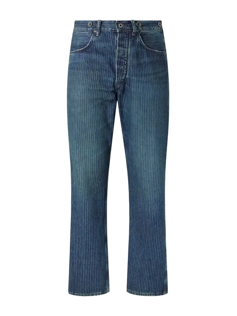 RRL Richmond Straight-Leg Striped Jeans - Men | Image 1 RRL Richmond Straight-Leg Striped Jeans - Men | Image 1