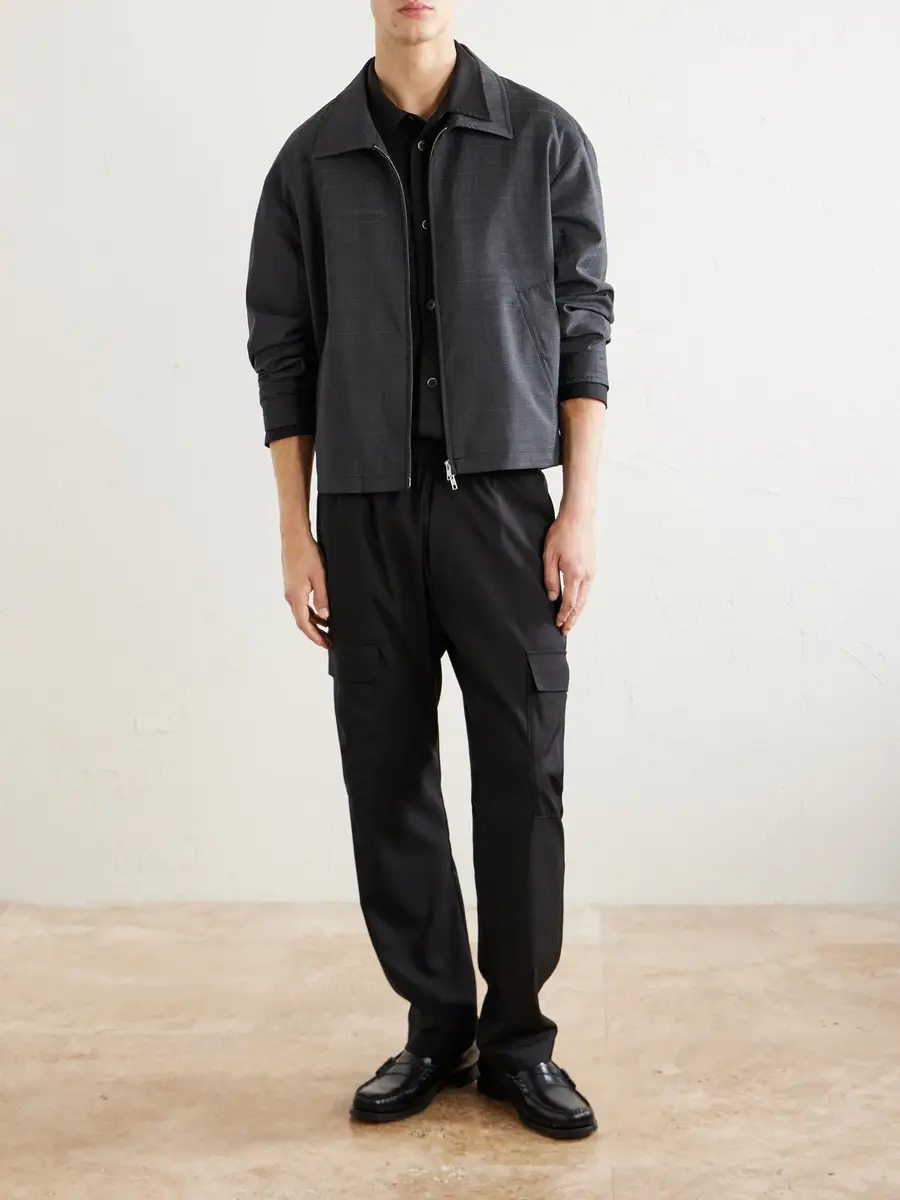 Barena Straight-Leg Virgin Wool-Gabardine Cargo Trousers - Men | Thumbnail 2 Barena Straight-Leg Virgin Wool-Gabardine Cargo Trousers - Men | Thumbnail 2
