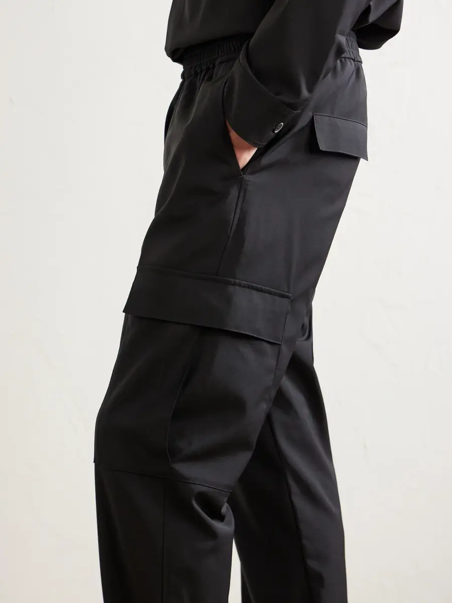 Barena Straight-Leg Virgin Wool-Gabardine Cargo Trousers - Men | Thumbnail 5 Barena Straight-Leg Virgin Wool-Gabardine Cargo Trousers - Men | Thumbnail 5