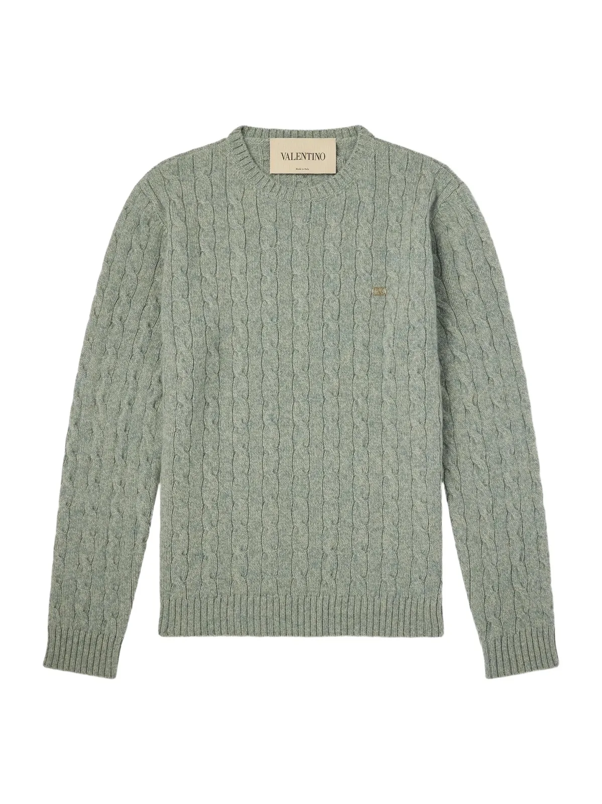 Valentino Garavani VLogo-Embellished Virgin Wool Sweater - Men