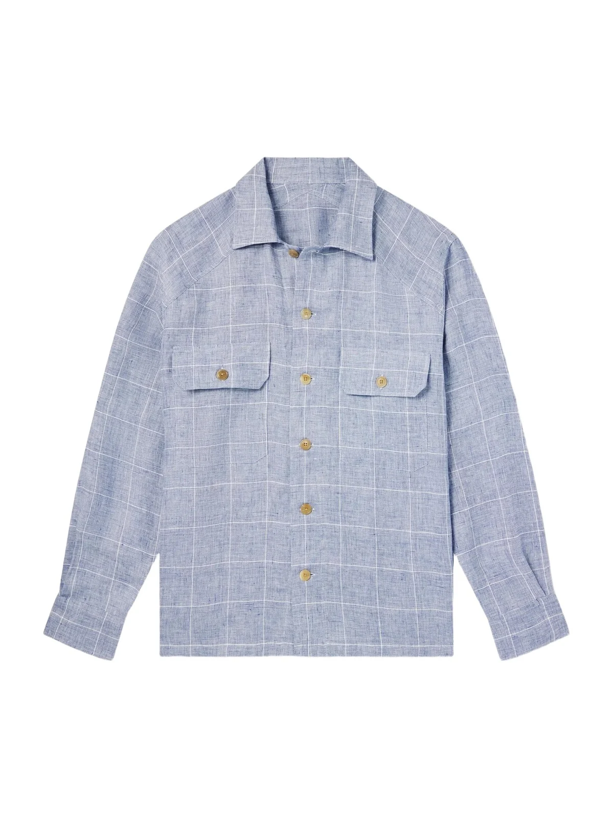 Clayburn Checked Linen Shirt - Men Clayburn Checked Linen Shirt - Men