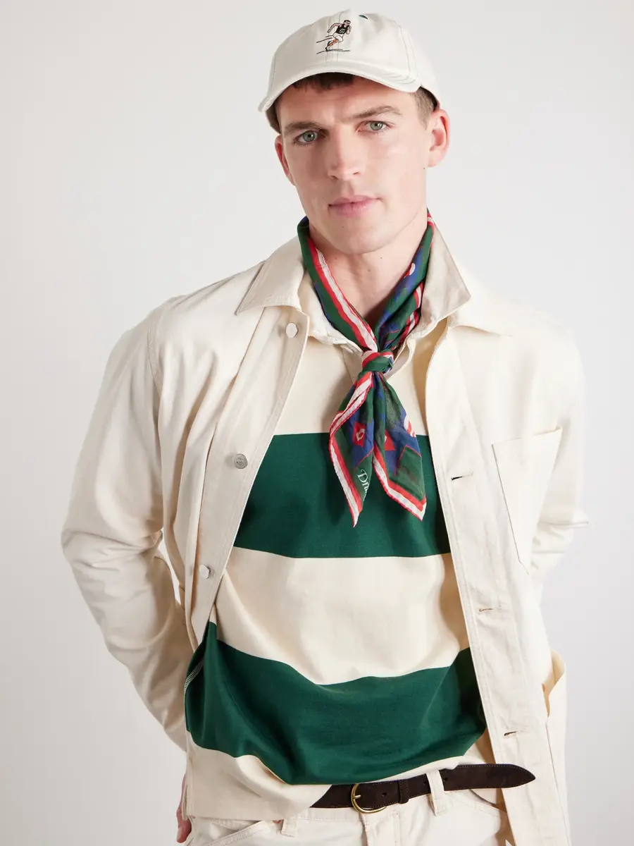 Drake's Embroidered Cotton-Twill Cap - Men | Thumbnail 2 Drake's Embroidered Cotton-Twill Cap - Men | Thumbnail 2