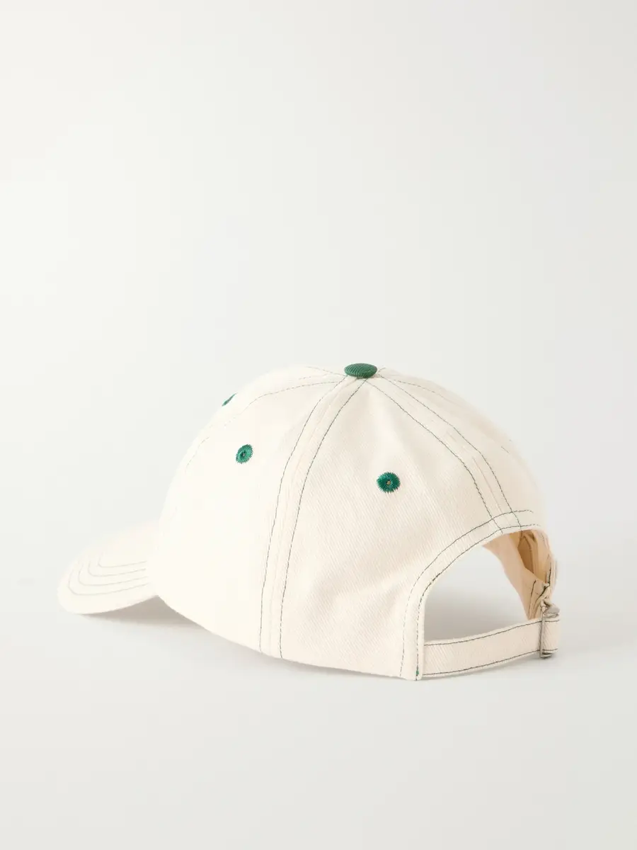 Drake's Embroidered Cotton-Twill Cap - Men | Thumbnail 4 Drake's Embroidered Cotton-Twill Cap - Men | Thumbnail 4