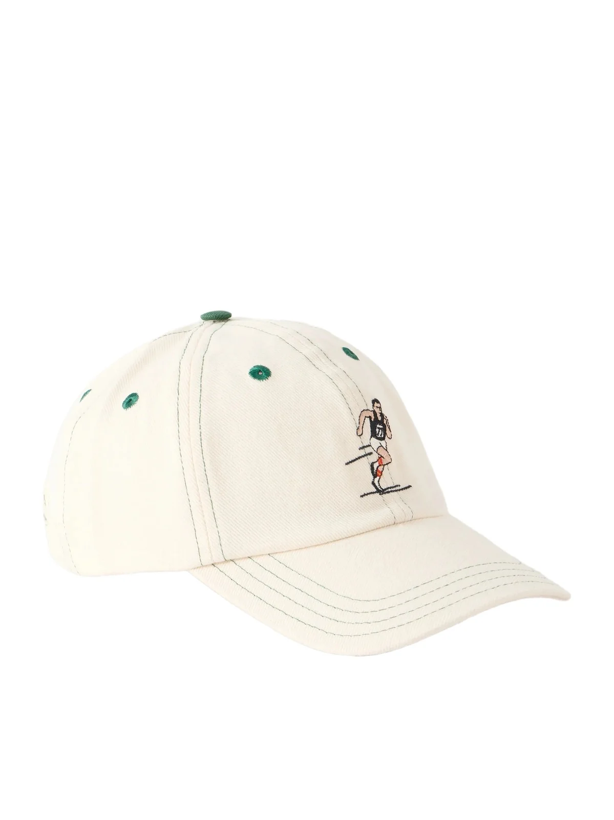Drake's Embroidered Cotton-Twill Cap - Men