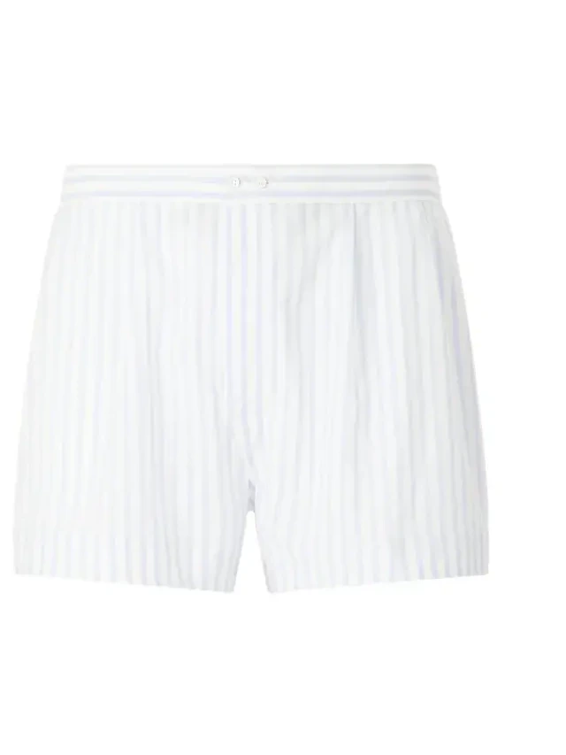Henri's Everyday Striped Wool and Silk-Blend Boxers - Men Henri's Everyday Striped Wool and Silk-Blend Boxers - Men