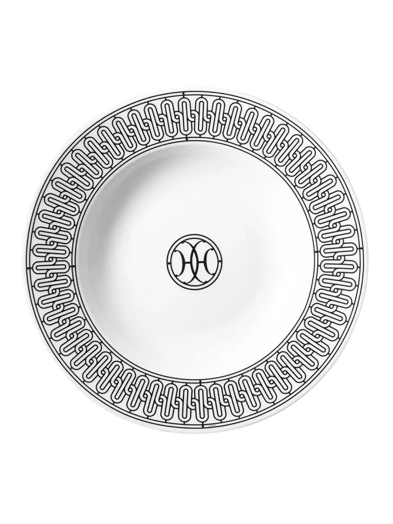 HERMÈS H Deco Soup Plate