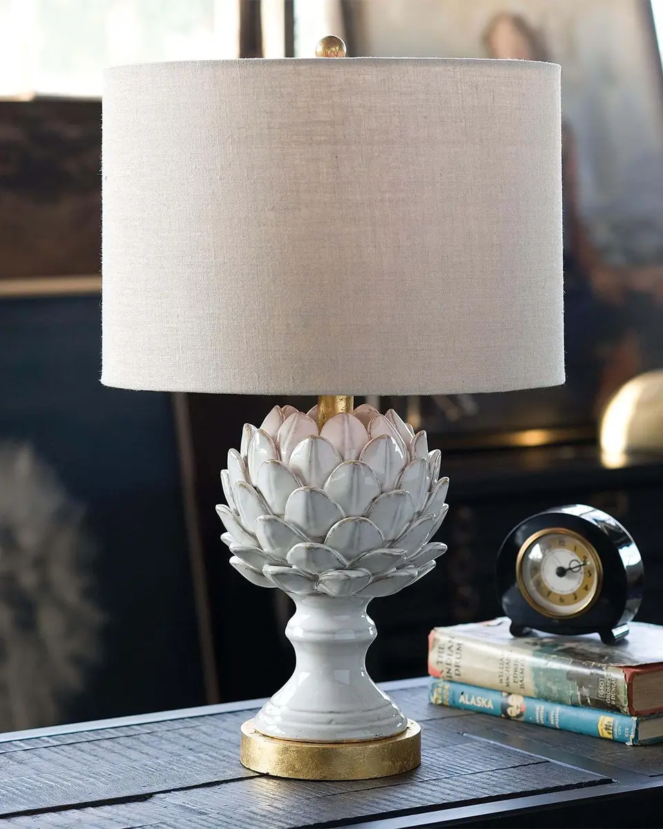 Regina Andrew Leafy Artichoke Ceramic Table Lamp | Thumbnail 4