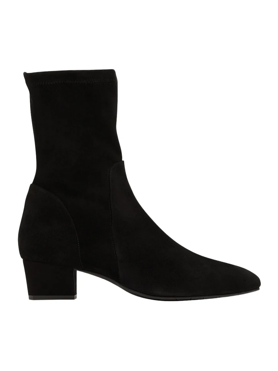 Aquatalia Stassi Stretch Suede Ankle Boots