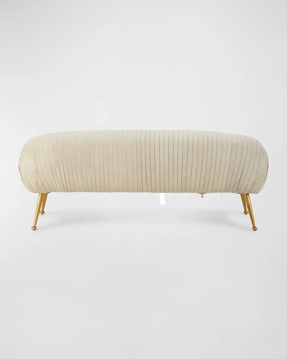 Regina Andrew Beretta Leather Bench | Thumbnail 2 Regina Andrew Beretta Leather Bench | Thumbnail 2