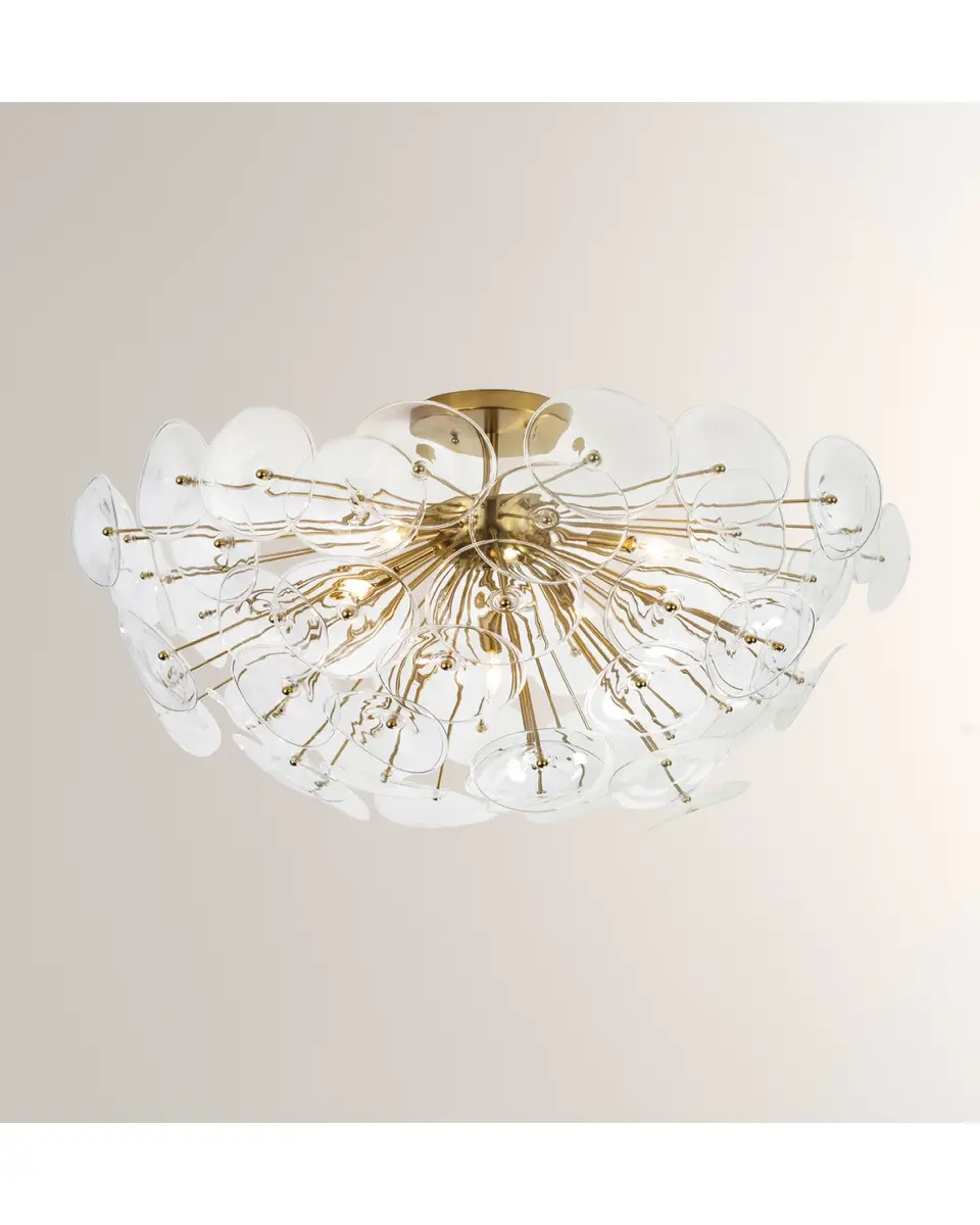 Regina Andrew Poppy Glass Semi Flush Mount | Thumbnail 2 Regina Andrew Poppy Glass Semi Flush Mount | Thumbnail 2