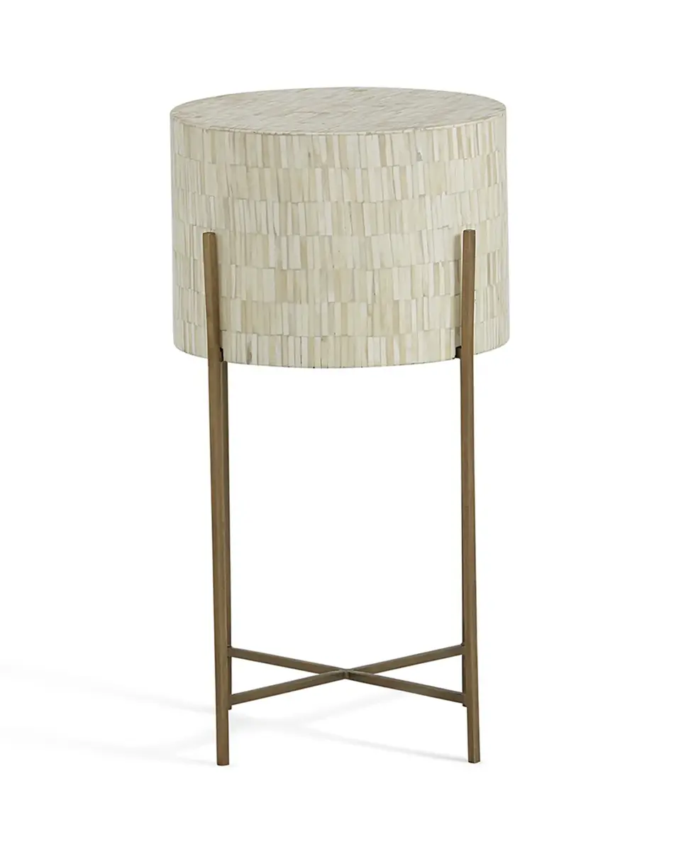 Regina Andrew Bone Drum Accent Table | Image 1 Regina Andrew Bone Drum Accent Table | Image 1