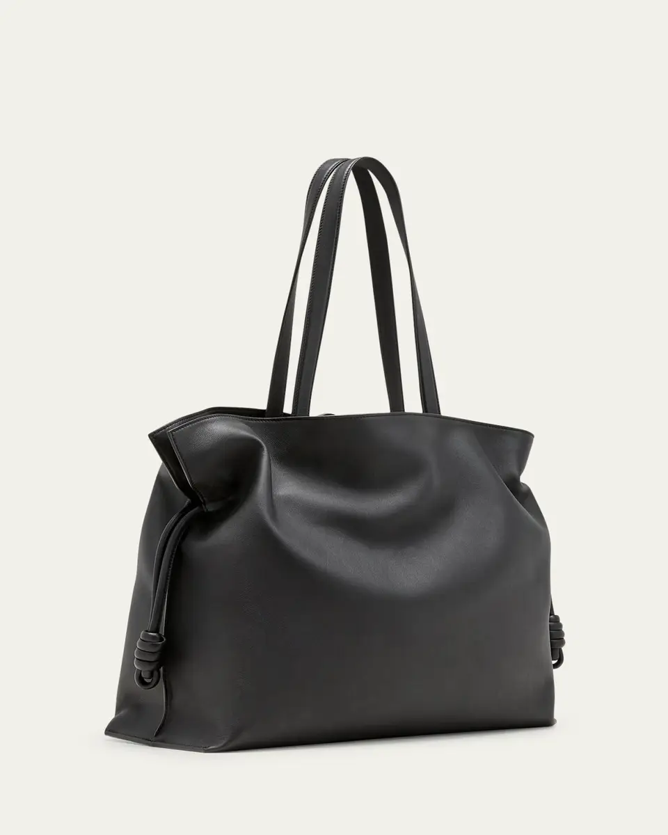 Loewe Flamenco XL Tote Bag in Napa Leather with Golden Foil Anagram | Thumbnail 3