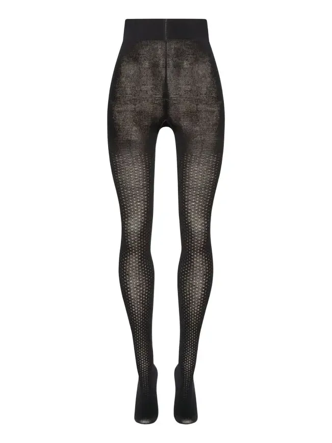 Dotted Jacquard Tights, 100 Denier Dotted Jacquard Tights, 100 Denier