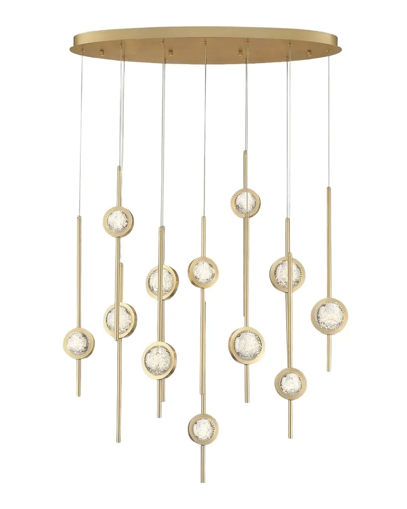 Eurofase Barletta 12-Light Chandelier - 37.5" | Image 1 Eurofase Barletta 12-Light Chandelier - 37.5" | Image 1