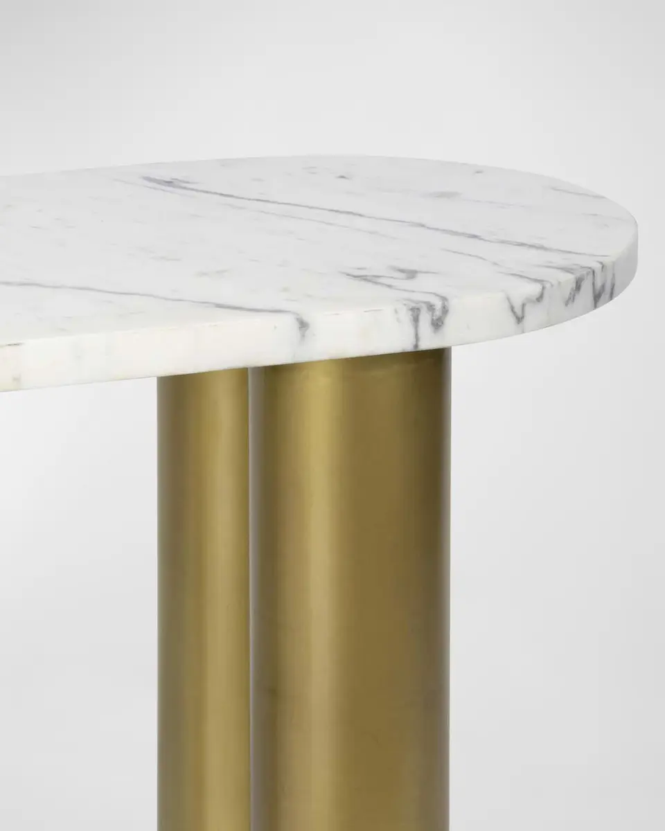 Regina Andrew Gabrielle Marble End Table | Thumbnail 2