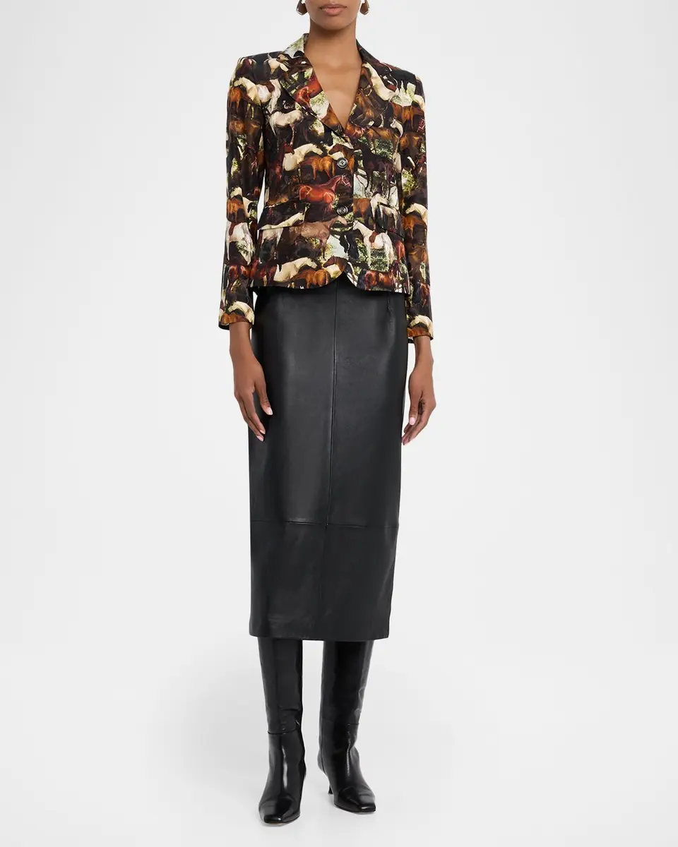Libertine Take The Reins Silk Single-Breasted Jacket | Thumbnail 2