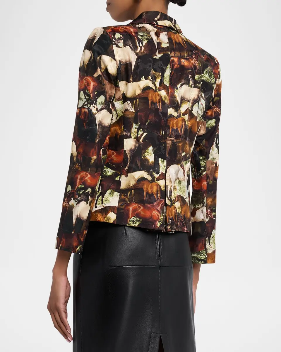 Libertine Take The Reins Silk Single-Breasted Jacket | Thumbnail 3