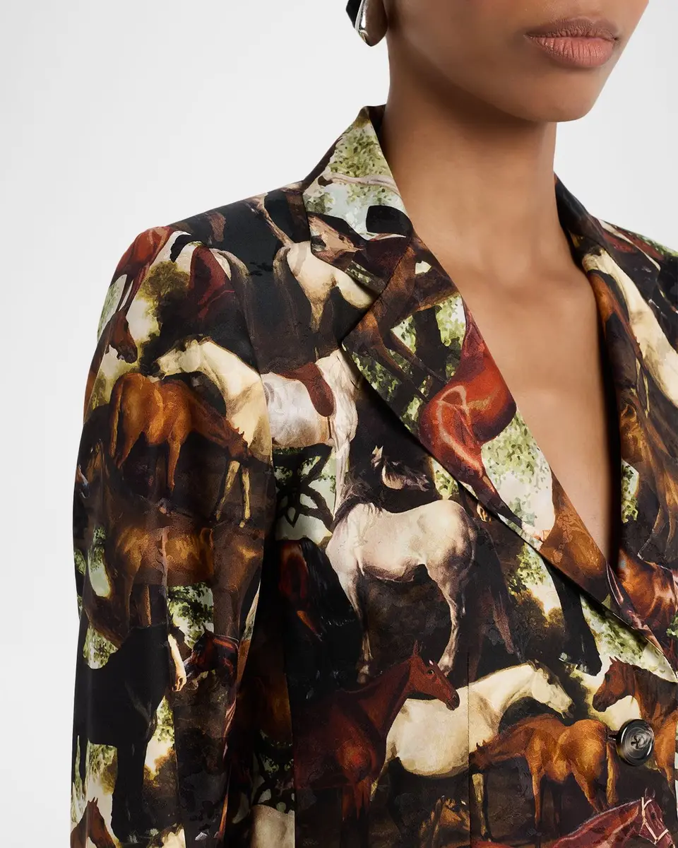 Libertine Take The Reins Silk Single-Breasted Jacket | Thumbnail 5